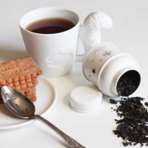 Boîte de thé “À l’heure du biscuit” Collection T. x Vous avez un message