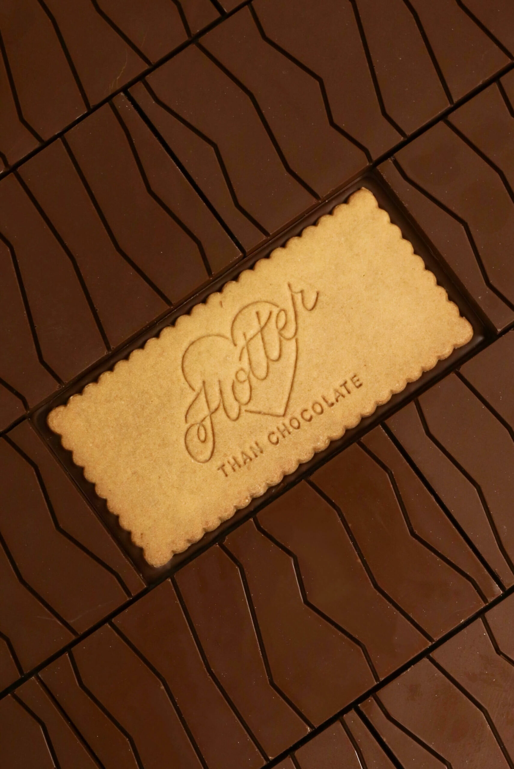 Tablette de chocolat et son biscuit x Jean André